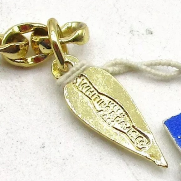 Vintage Whiting & Davis Gold Mesh Bib Necklace - Picture 4 of 4